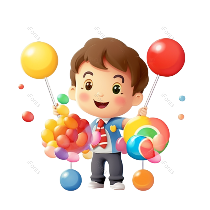 儿童节图片,卡通元素,儿童PNG,糖果免抠素材